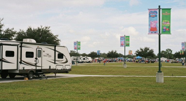 RV rental for Peppa Pig Theme Park Grand Events / LEGOLAND Florida Festivals near Longwood FL